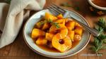 Sautéed Pineapple with Sweet Caramel Sauce