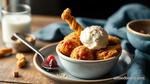 Fried Ice Cream with a Crunchy Twist