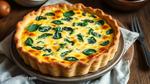 Bake Ricotta Spinach Quiche in 55 Minutes