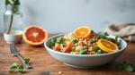 Salad + Quinoa + Refreshing Citrus Delight