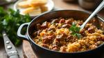 One Pot Beef Rice Casserole in 40 Minutes