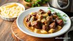 Slow Cooker Beef Tips with Creamy Gravy