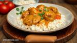 Cooked Smothered Chicken with Creamy Rice