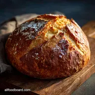 3Hour Quick No Knead Bread Rustic Dutch Oven Loaf