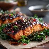 Sticky Balsamic Salmon 5 Ingredient Easy Dinner Recipes in 30 Mins