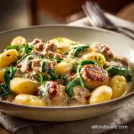 5Ingredient Easy Dinner Recipes Creamy Sausage Gnocchi 25 Mins