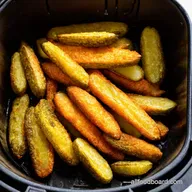 Air Fryer Fried Pickles Pub Grub Made Easy Crispy