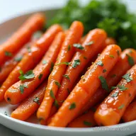 Air Fryer Honey Glazed Carrots Crispy Easy Side Dish