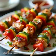 Aloha Skewers Easy Hawaiian Teriyaki Chicken Kabobs