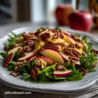 Apple Pecan Salad Crisp Nutty Delight: 10-Minute Prep