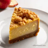 Autumn Apple Cheesecake My Spiced Crumble Sensation