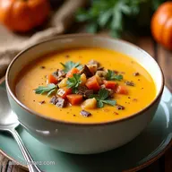 Autumn Harvest Fall Soup My GoTo Creamy Roasted Veggie Soup