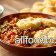 Easy & Delicious Bake Ground Beef in Cheesy Biscuit Casserole: A Family Favorite