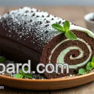 Easy & Delicious Mint Chocolate Roll Cake Delightfully: A Family Favorite