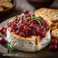 Quick Yuletide Baked Brie Spiced Cranberry Relish Christmas Party Dips