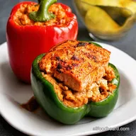 Blackened Salmon Stuffed Peppers A Seafood Fiesta