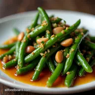 RestaurantStyle Chinese Green Beans With Garlic Sauce Recipe