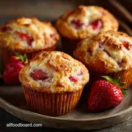 Strawberry Muffins Light Fluffy HighDomed and Never Soggy