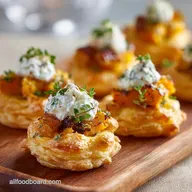 Fall Appetizers: Flaky Butternut Squash Puffs with Whipped Feta