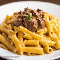 Cheesy Garlic Butter Beef and Quick Dinner Recipe Pasta