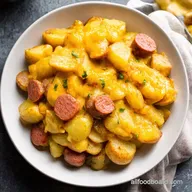 Cheesy Ranch Potatoes Smoked Sausage Easy Comfort Food