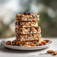 Chewy NoBake Granola Bars in 2 Hours 10 Mins
