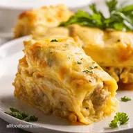 Chicken Alfredo Lasagna Rolls Chicken Cheesy Italian Bliss