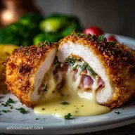 Family Favorite Chicken Cordon Bleu Recipe: Crispy Baked