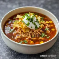 Chicken Enchilada Soup for 6 Servings