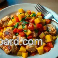 Easy Chicken with Mango Salsa: A Tropical Delight for Dinner
