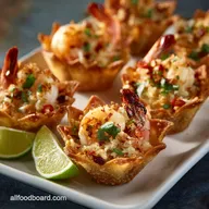 Chili Lime Baked Shrimp Cups Crispy Wonton Appetizers in 30 Min