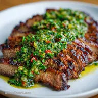 Chimichurri Grilled Flank Steak for 4