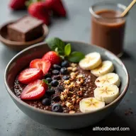 The Ultimate Chocolate Banana Cottage Cheese Bowl Recipe