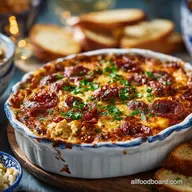 Party Dip Recipes Fiery Chorizo and TripleCheese Bake Easy Prep