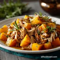 Fall Crockpot Recipes: Easy Cider Butternut Pulled Pork