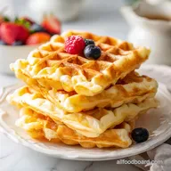 Homemade Waffles: Crispy and Fluffy