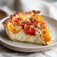 Classic Southern Tomato Pie: Golden and Savory for 8 Servings