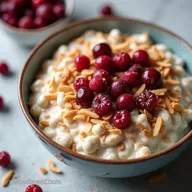 Creamy Coconut Cranberry Overnight Oats Recipe Vegan Easy