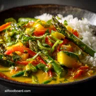 Coconut Ginger Vegetable Curry: Ultra Creamy Quick Dinner