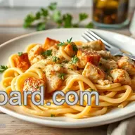 Easy Chicken Pasta Comfort Dish: My Creamy Garlic Chicken Pasta Recipe