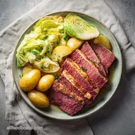 Corned Beef and Cabbage Recipe for 8 Servings