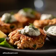Cracking Canned Salmon Cakes: Zingy Lemon-Dill Aioli!