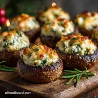 Cheese Stuffed Mushrooms: Easy, Creamy Garlic Herb Appetizers
