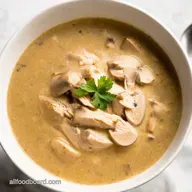 Creamy Chicken Mushroom Soup Comfort in a Bowl