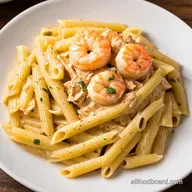 Creamy Chicken Shrimp Pasta My Quick Easy Family Fave