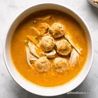 Creamy Chicken Meatball Soup Comfort in a Bowl