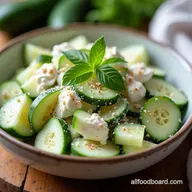 Dilliciously Creamy Cucumber Salad Recipe No Watery Mess