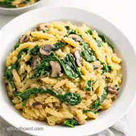 Creamy Spinach Mushroom Orzo My Weeknight Dream