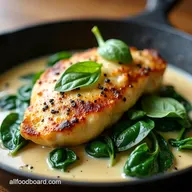 Creamy Garlic Skillet Chicken with Spinach 30Minute Wonder