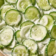 Creamy German Cucumber Salad: Sour Cream